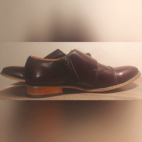 UV Signature Triple Monk Strap Cap Toe Dress Shoes Size 10.5 - Picture 6 of 15